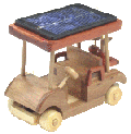 Solar golf caddy