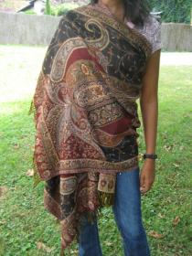 Indian handicraft Jamawar stole