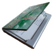 Porte-cartes "circuit imprim�"