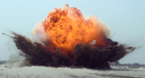 explosion mortel