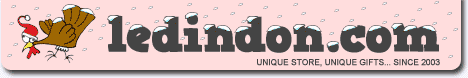 ledindon.com... unique shop, smart gifts