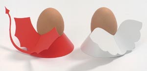 Angel & Demon egg cups