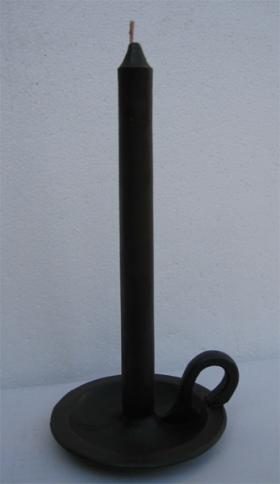 Wax candlestick