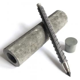 Reinforced concrete pencil