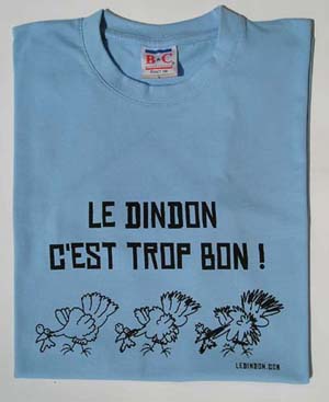 T-shirt Homme - Bleu ciel - L