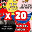 20 au choix