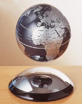 Globe en lévitation