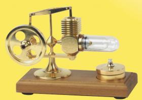 Stirling Engine - Gold plated