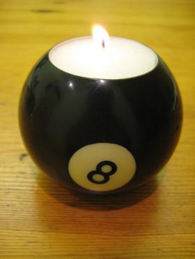 8 ball Candlestick