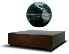 Globe en lvitation - Base bois