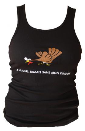 Tank top Jamais sans mon dindon - Size S