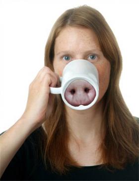 Pig mug