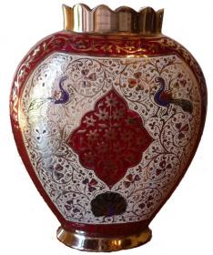 Vase en laiton - artisanat indien