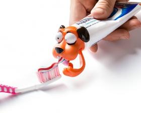 Toothpaste Dog