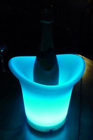 Seau  champagne illumin