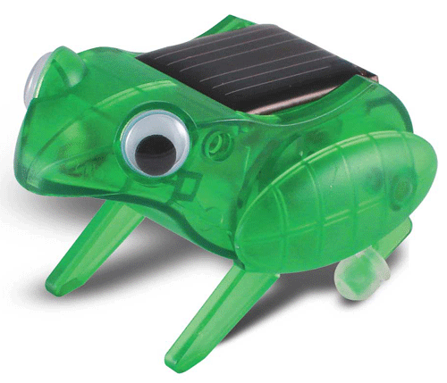 Grenouille à Tête Branlante Solaire - Décoration Tableau De Bord Voiture Ou Bureau, Amusante Et écologique