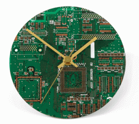 Horloge circuit imprim�