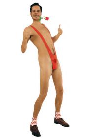 Manly monokini (red)