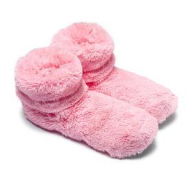 Chaussons bouillottes (bottes roses)