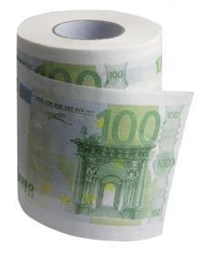 Papier toilette 100 euros