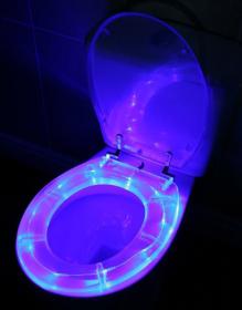 Siège WC illuminé