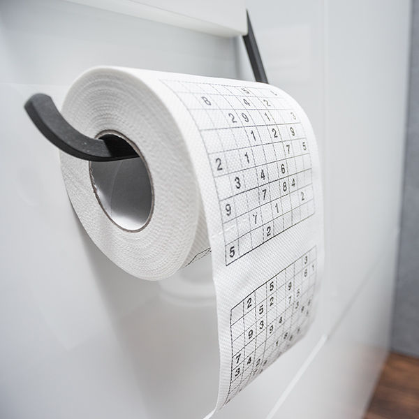 Papier toilette drôle  rouleau papier toilette Sudoku sur chaque