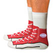 Chaussettes Converse (rouge)