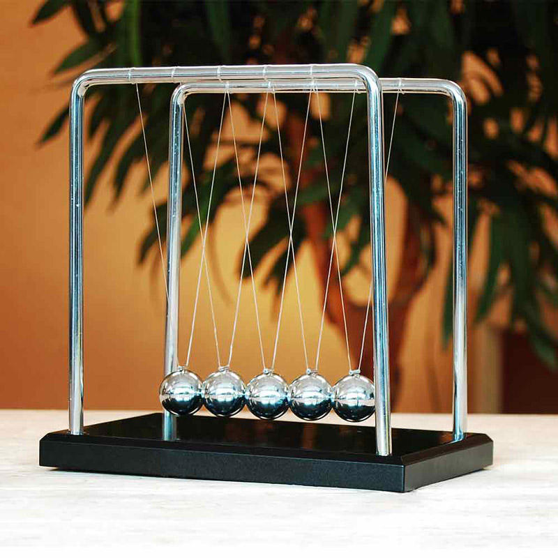 Pendule de Newton, Science & nature