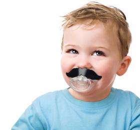 Mustache pacifier