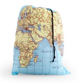 World Map Laundry bag