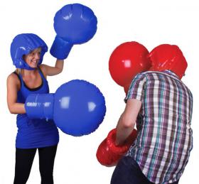 Inflatable boxing kit