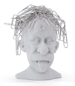 Einstein Paperclip Holder