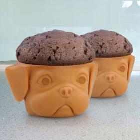 Bulldog Cupcake moulds