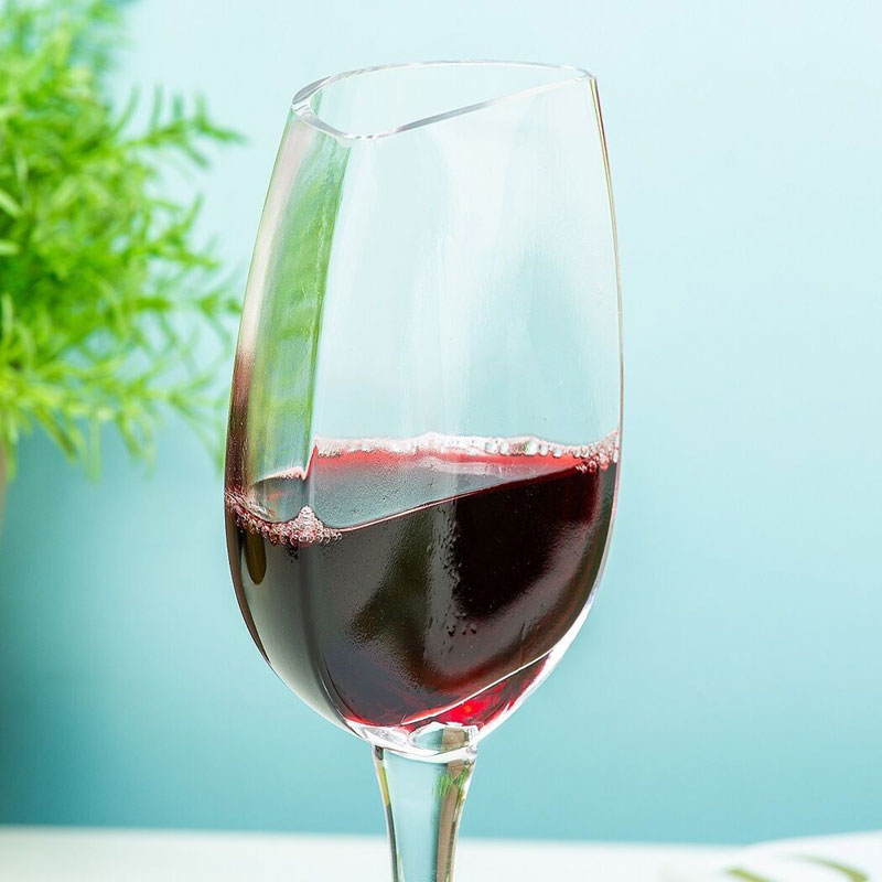 Verres à vin créatifs de forme demi-ronde, verre, demi-verre de tasses à  vin – les meilleurs produits dans la boutique en ligne Joom Geek