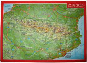 Relief Postcard Pyrenees