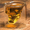 Skull glass