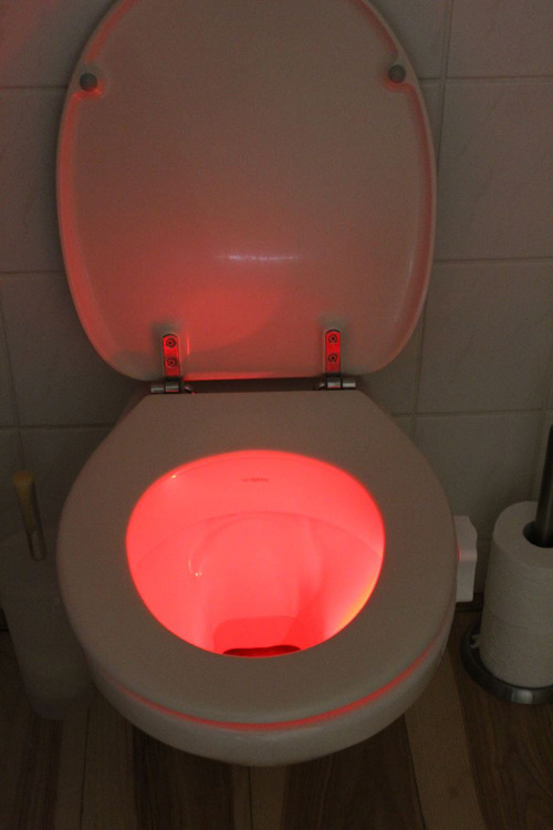 Lumière de toilettes, Design