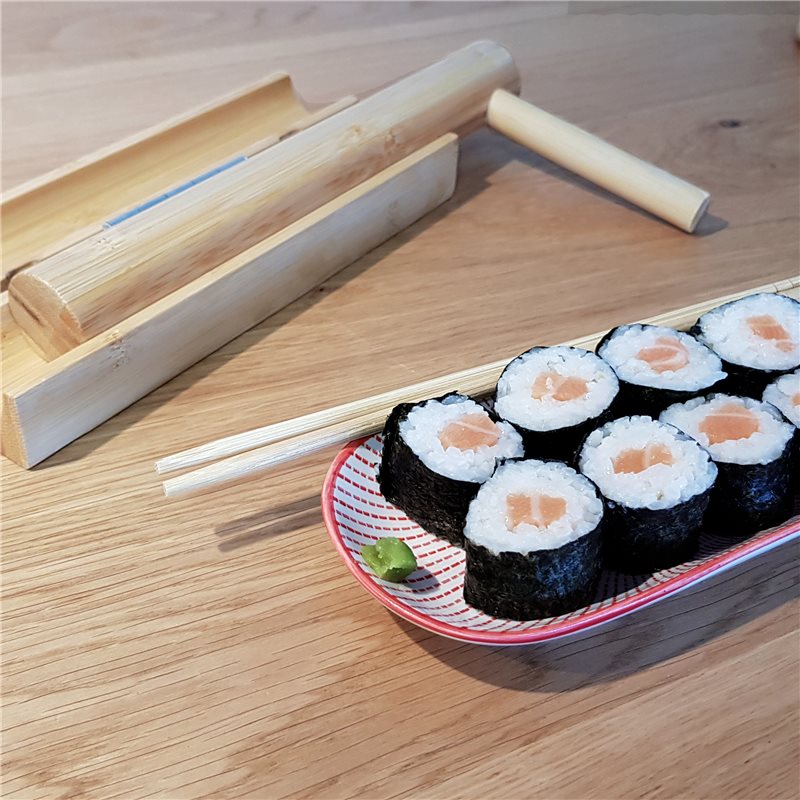 Kit sushi (1 presse à sushi, 1 presse à maki et un livret idées et