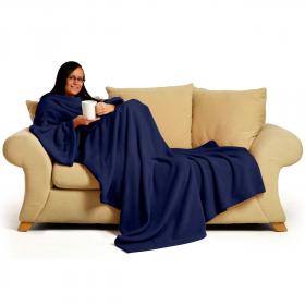 Sleeve blanket (blue)