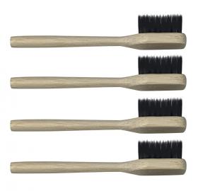 4 Ecological toothbrush Heads (medium)