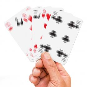 Jeu de cartes floues