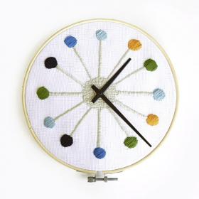 Cross Stitch Clock