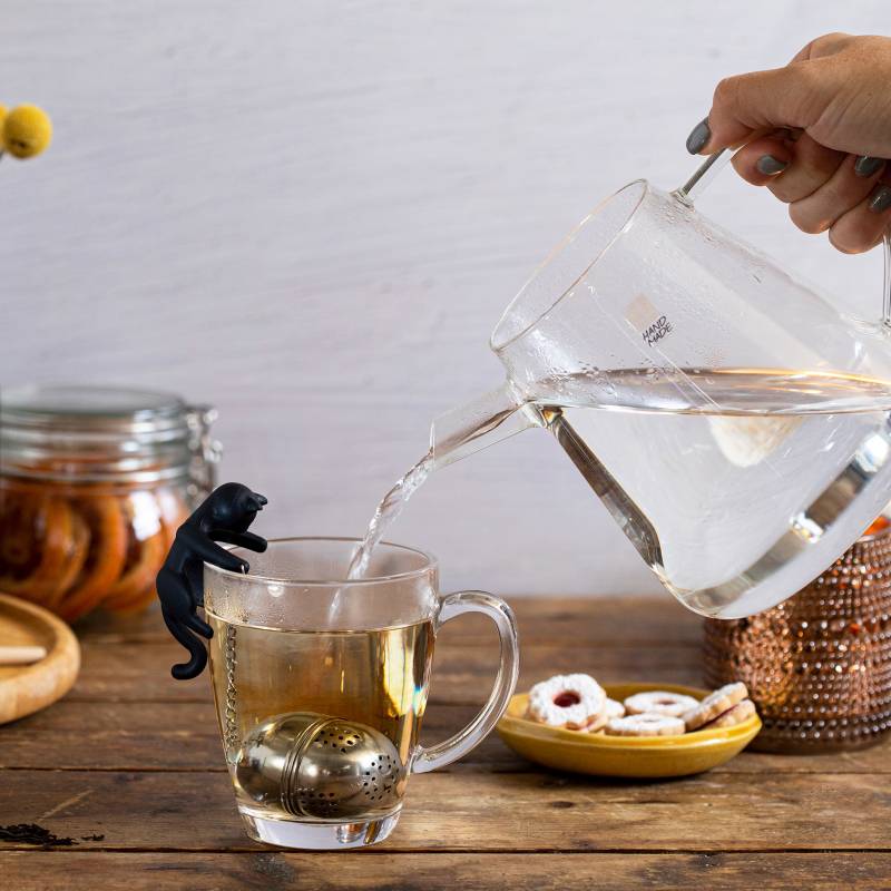 Théière et boule à thé-Infuseur insolite